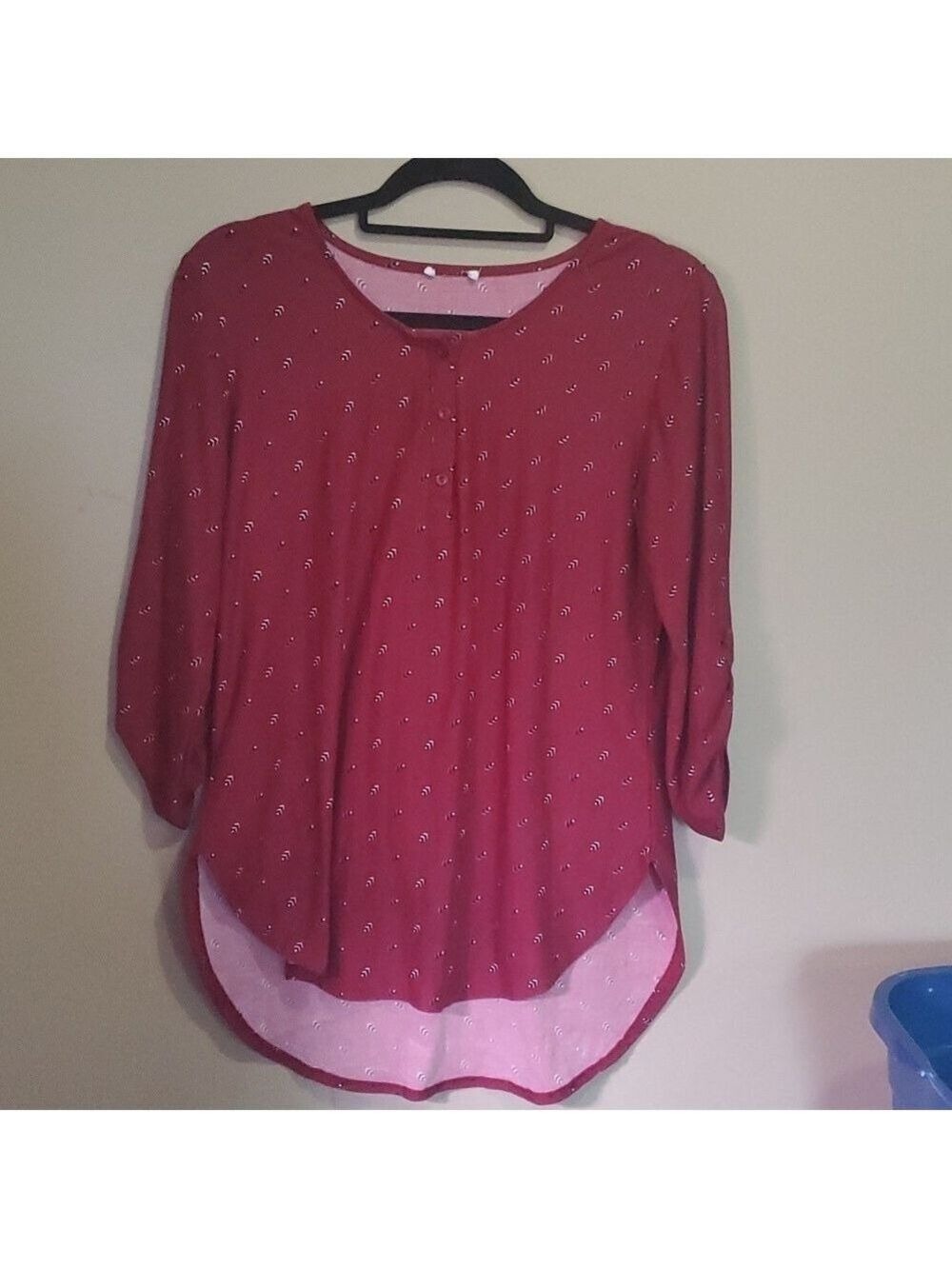 Ardene Burgandy Long Sleeve size large
